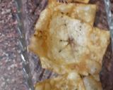 A picture of step 2 of Kurkurey katori chaat.