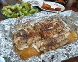 Foto langkah ke 7 dari resep Baked Red Snapper Fillet (Fillet Kakap Panggang Oven).