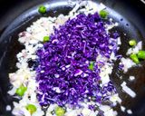 A picture of step 3 of Purple cabbage rice.