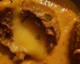 A picture of step 15 of Spicy Tomato and basil Soup with Cheezy Meatballs.