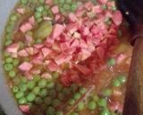 A picture of step 2 of Vegetable Rice.