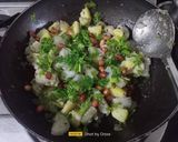 A picture of step 4 of Falhari Sweet Potato And Potato Sabji.