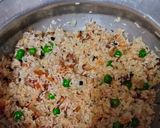 A picture of step 7 of Golden pulao.