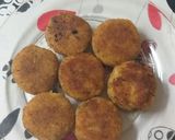 A picture of step 8 of Chole Aloo tikki.