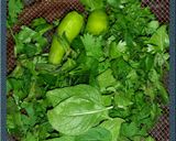 A picture of step 2 of Green Raita.