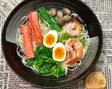 Hình bước làm 5 của món Mì Ramen Hải Sản