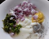 Foto del paso 2 de la receta: Salsa🧆para frituras y asados...🧅🌿🥙