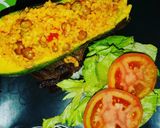 Foto del paso 1 de la receta: Mamposteao de gandules con churrasco ensalada verde y aguacate