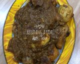 Foto langkah ke 5 dari resep Rendang Ayam dan Telur rumahan.