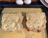 A picture of step 1 of Savory French Toast Sandwich.