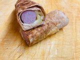 Tortilla hot dog