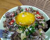 รูปขั้นตอนการทำที่ 7 ของ ข้าวหน้าเนื้อ