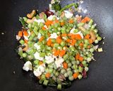 A picture of step 3 of Black Rice Vegetable Upma.