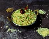 A picture of step 3 of Jeera Rice (in cooker).