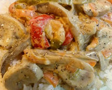 Foto del paso 7 de la receta: Wok de verduras y champiñones con guarnición de arroz jazmín