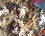 A picture of step 3 of Onion Eggplant fry with Fish oil.