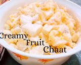 A picture of step 4 of Creamy Fruit Chaat.