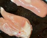 A picture of step 2 of Orange Ginger Chicken 😍.