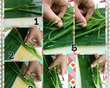 Foto langkah ke 5 dari resep Step by step membuat hiasan tumpeng.