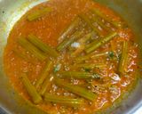 A picture of step 1 of Drumstick Subzi.