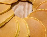 รูปขั้นตอนการทำที่ 7 ของ แพนเค้กบัตเตอร์นัทสควอช 🥞🎃
