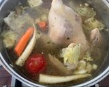 Tyúkhúsleves minden földi jóval recept fázis 1 fotója