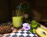Foto del paso 3 de la receta Keto-Batido Proteico "VerdequetequieroVerde" a la Menta