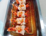 Hình bước làm 6 của món Tôm hấp tàu hũ trắng sauce nước tương
