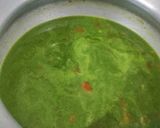 A picture of step 6 of Spinach and green peas Pulao.