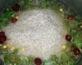 A picture of step 6 of Chinese rice.
