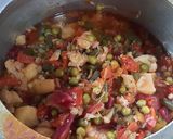 A picture of step 1 of Winter vegetables Mumbai style spicy masala pav bhaji.