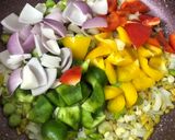A picture of step 5 of Paneer Babycorn Potato Chilli (Mixed Veg Chilli Starter).
