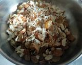A picture of step 3 of Gujia Dahi Badas.