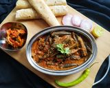 A picture of step 7 of Aachari Bhindi.