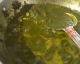 A picture of step 4 of Palak Aalu Tomatar.