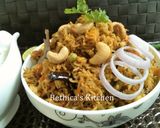 A picture of step 10 of Ulava Charu Vegetable Pulao - Andhra Style.