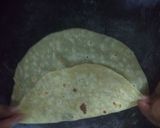 A picture of step 6 of Roomali Roti on Kadhai.