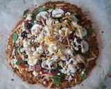 A picture of step 4 of Cauliflower Crust.