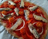 Foto del paso 8 de la receta Coca integral de tomate y sardinas 🍅🐟 Apta para diabéticos