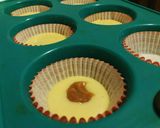 A picture of step 3 of Vanilla Muffins with Dulce de Leche Filling.
