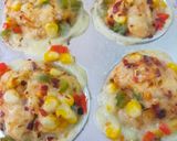 A picture of step 8 of Eggless Pizza Muffins.