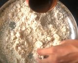 A picture of step 1 of Lilva kachori (tuvar kachori).
