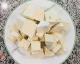 Hình bước làm 1 của món Đậu que xào tàu hủ