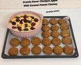 A picture of step 18 of Protein Power Chickpea Appes with Coconut Peanut Chutney (Kala chana breakfast).