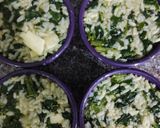 Foto del paso 4 de la receta: Timbal de arroz, queso y espinacas