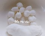Hình bước làm 1 của món Bánh há cảo nhân thịt