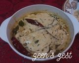 A picture of step 3 of Dry Coconut and Roasted Gram Chutney with Dry Red Chillies.