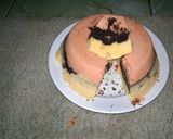 Foto langkah ke 6 dari resep Bolu kukus coklat stroberi ih.