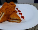 A picture of step 8 of Stuffed Bread Pakoda.