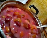 Gyümölcs mártás, sertés hússal recept fázis 3 fotója